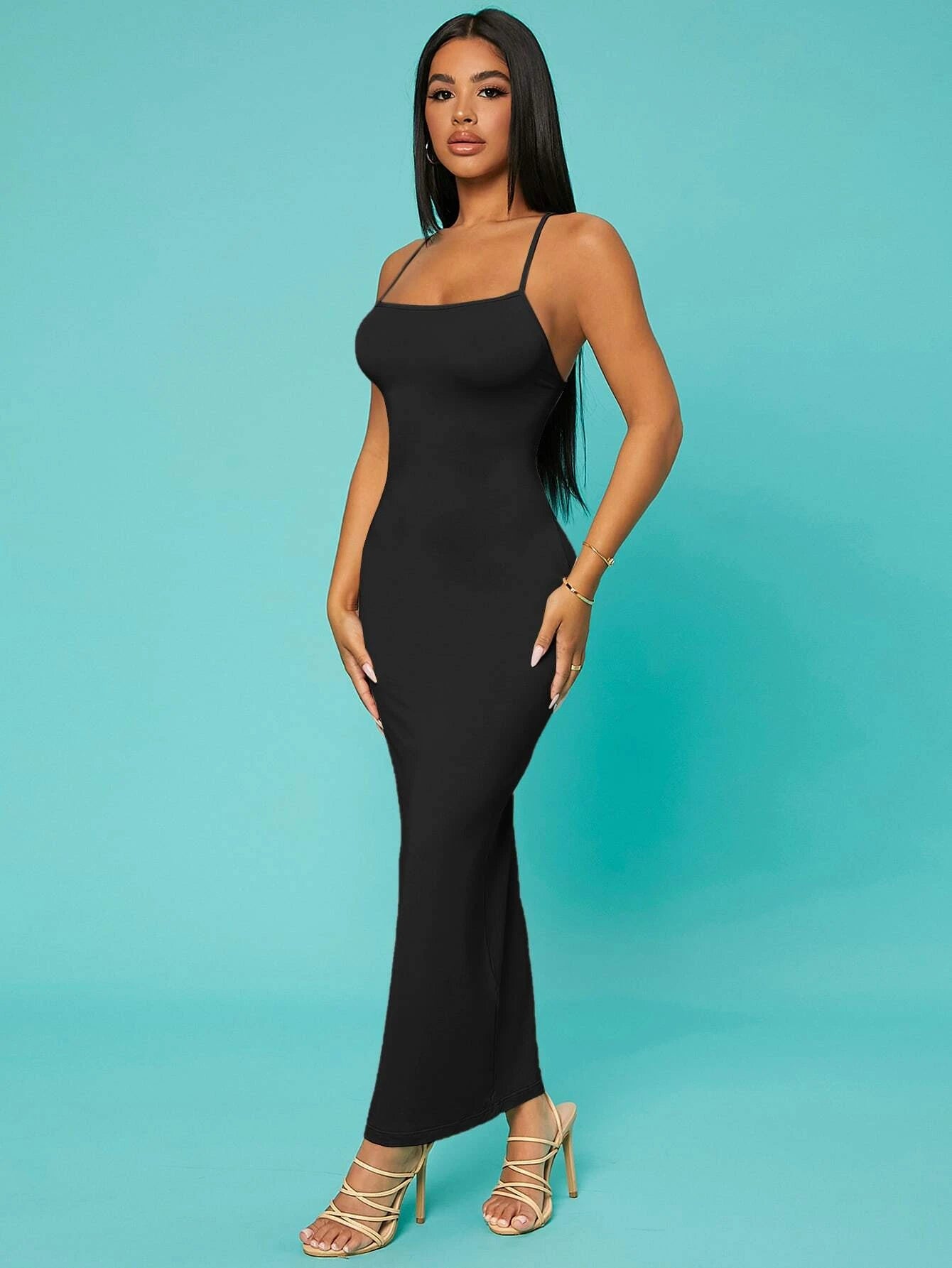 SXY Solid Criss-Cross Backless Bodycon Dress Concert Long Summer Dress Prom Dress Sexy Dress Valentine Day Dress